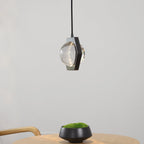 7 Inch Hexagonal Crystal Pendant Light - Eclatant