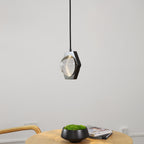 7 Inch Hexagonal Crystal Pendant Light - Eclatant