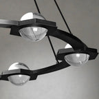 36 Inch Globe Crystal Ring Chandelier - Eclatant