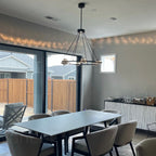 36 Inch Globe Crystal Ring Chandelier - Eclatant