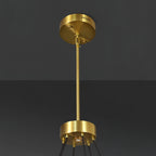 48 Inch Globe Crystal Tiered Ring Chandelier - Eclatant
