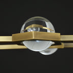36 Inch Globe Crystal Ring Chandelier - Eclatant