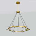36 Inch Globe Crystal Ring Chandelier - Eclatant