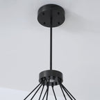 48 Inch Globe Crystal Tiered Ring Chandelier - Eclatant
