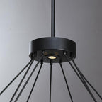 60 Inch Globe Crystal Tiered Ring Chandelier - Eclatant
