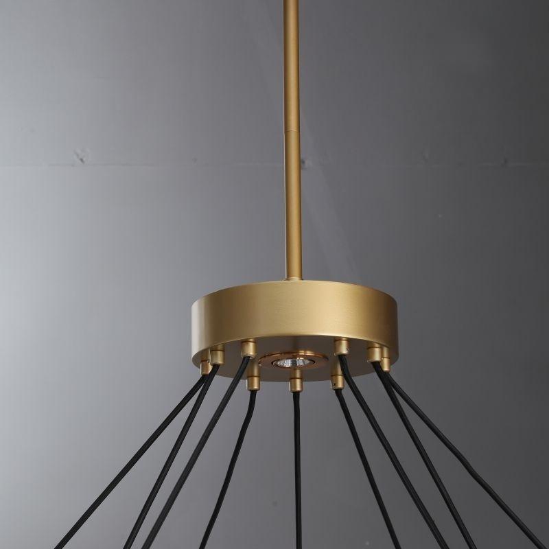 60 Inch Globe Crystal Tiered Ring Chandelier - Eclatant