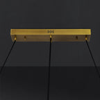 54 Inch Globe Crystal Rectangular Chandelier - Eclatant