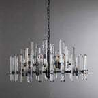 36 Inch Round Candle Crystal Chandelier - Bonnington