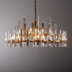 48 Inch Round Candle Crystal Chandelier - Bonnington