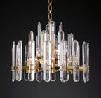24 Inch Round Candle Crystal Chandelier - Bonnington