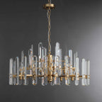 36 Inch Round Candle Crystal Chandelier - Bonnington