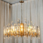 36 Inch Round Candle Crystal Chandelier - Bonnington