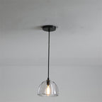 7 Inch Dome Crystal Pendant Light - Hemisphere