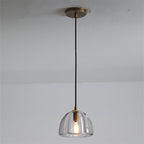 7 Inch Dome Crystal Pendant Light - Hemisphere