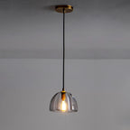 7 Inch Dome Crystal Pendant Light - Hemisphere