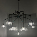 60 Inch Dome Crystal Pendant Chandelier - Hemisphere
