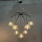 36 Inch Dome Crystal Pendant Chandelier - Hemisphere