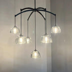 36 Inch Dome Crystal Pendant Chandelier - Hemisphere
