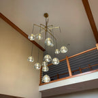 48 Inch Dome Crystal Pendant Chandelier - Hemisphere
