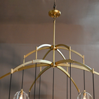 60 Inch Dome Crystal Pendant Chandelier - Hemisphere