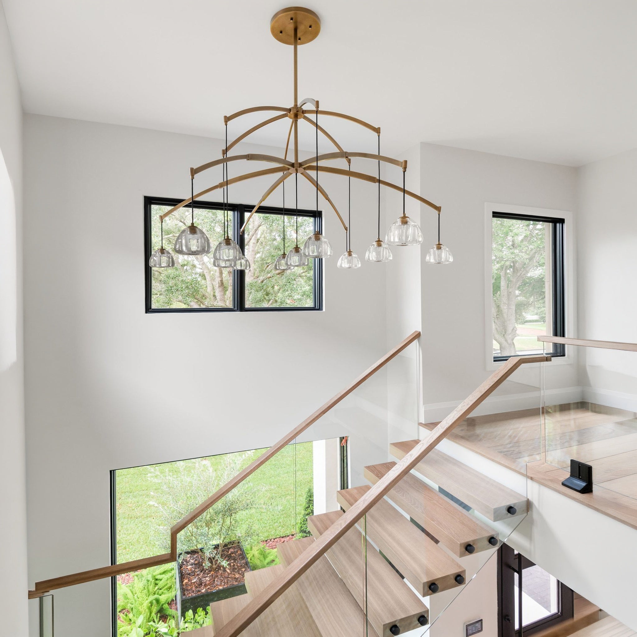60 Inch Dome Crystal Pendant Chandelier - Hemisphere