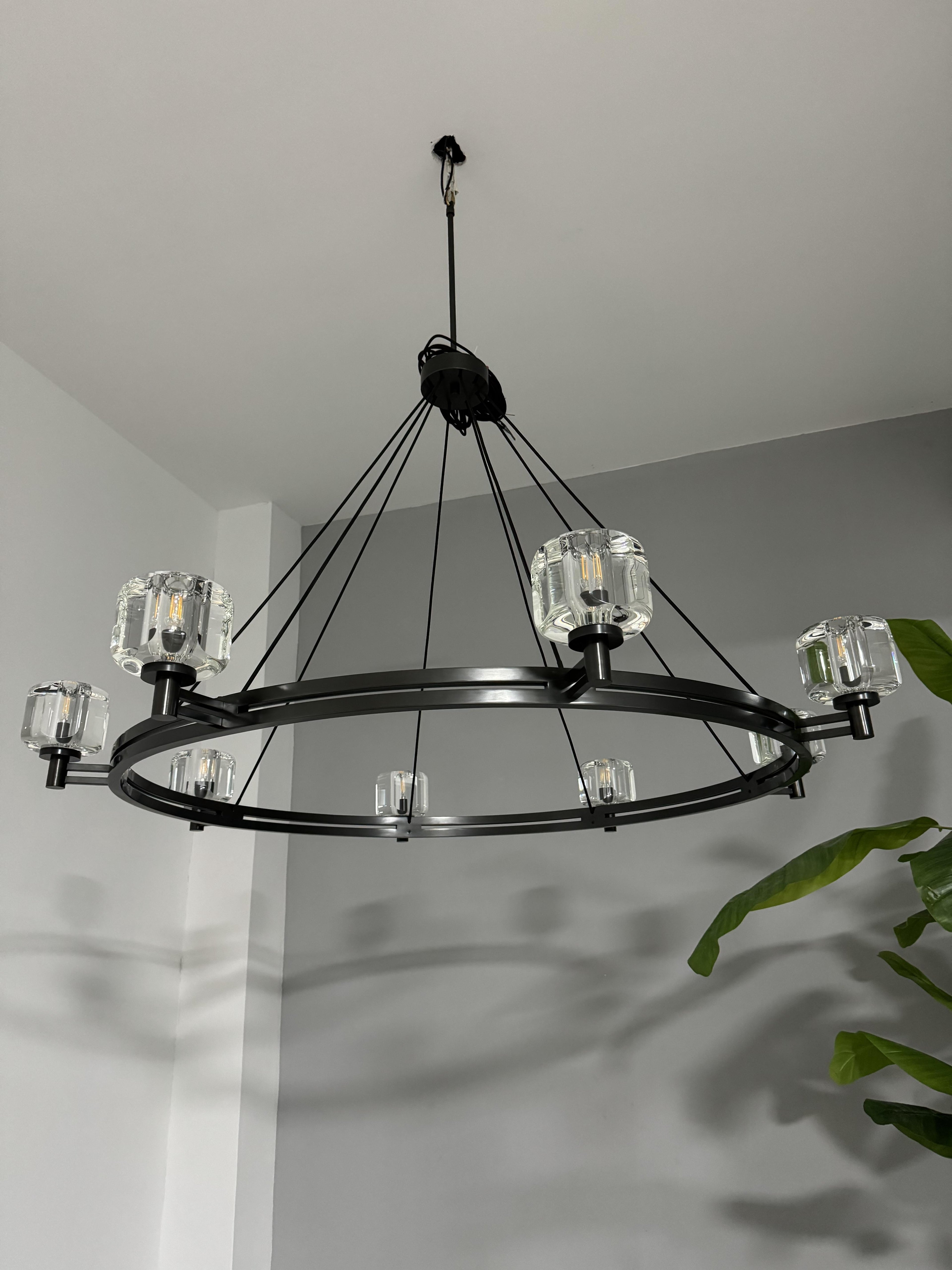 60 Inch Crystal Round Candle Chandelier - Demaret