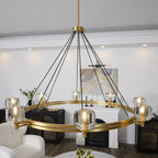 60 Inch Crystal Round Candle Chandelier - Demaret