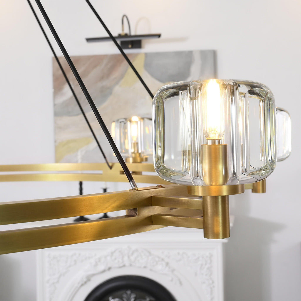 60 Inch Crystal Round Candle Chandelier - Demaret