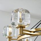 36 Inch Crystal Round Candle Chandelier - Demaret