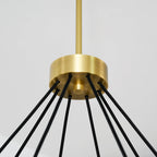 36 Inch Crystal Round Candle Chandelier - Demaret
