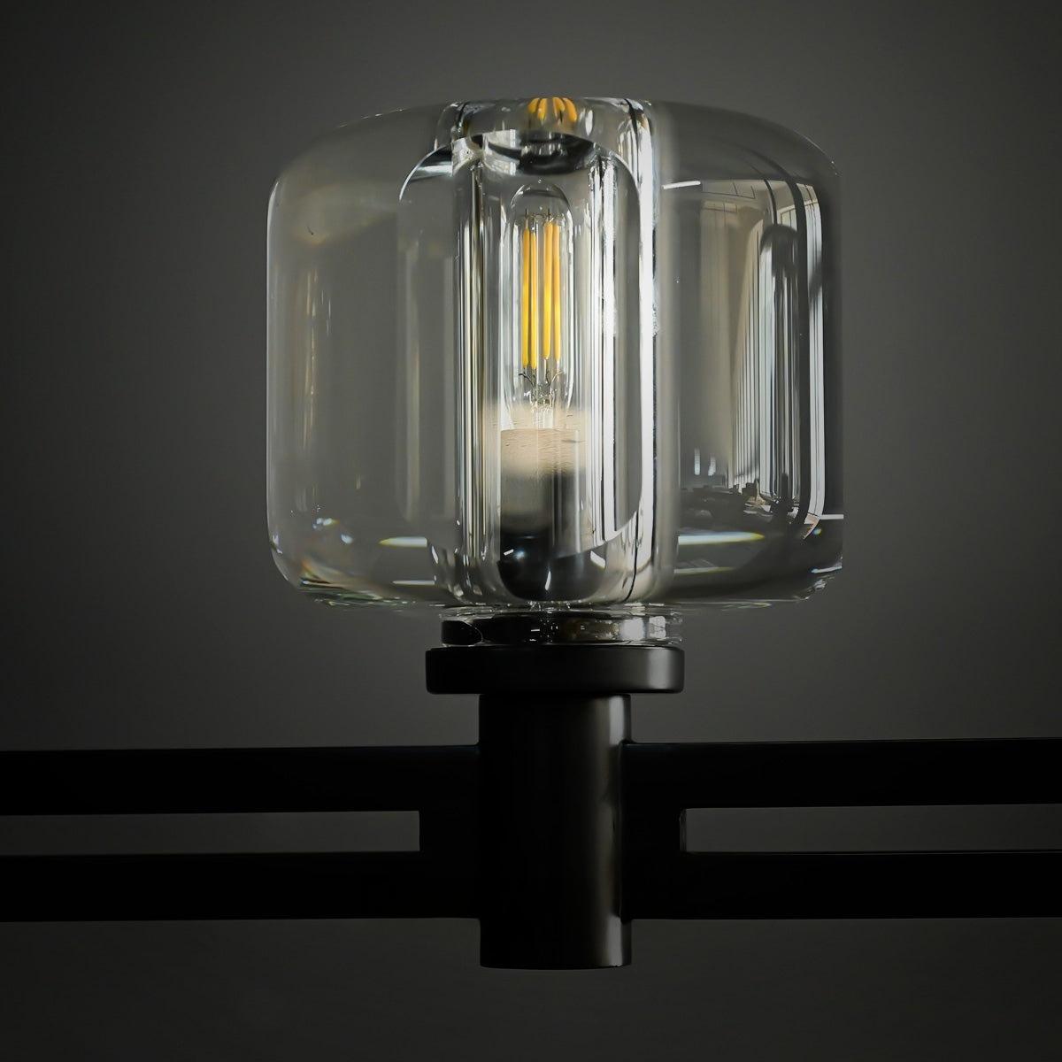 54 Inch Linear Candle Crystal Chandelier - Demaret