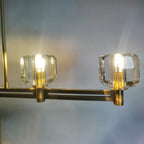 54 Inch Crystal Cube Linear Chandelier - Demaret