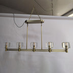 54 Inch Crystal Cube Linear Chandelier - Demaret