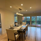 54 Inch Linear Candle Crystal Chandelier - Demaret