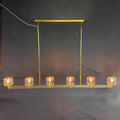 72 Inch Linear Candle Crystal Chandelier - Demaret