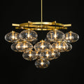 48 Inch Clear Glass Bubble Chandelier - Cabrette