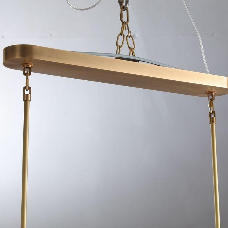 72 Inch Clear Glass Cluster Bubble Oval Chandelier - Cabrette