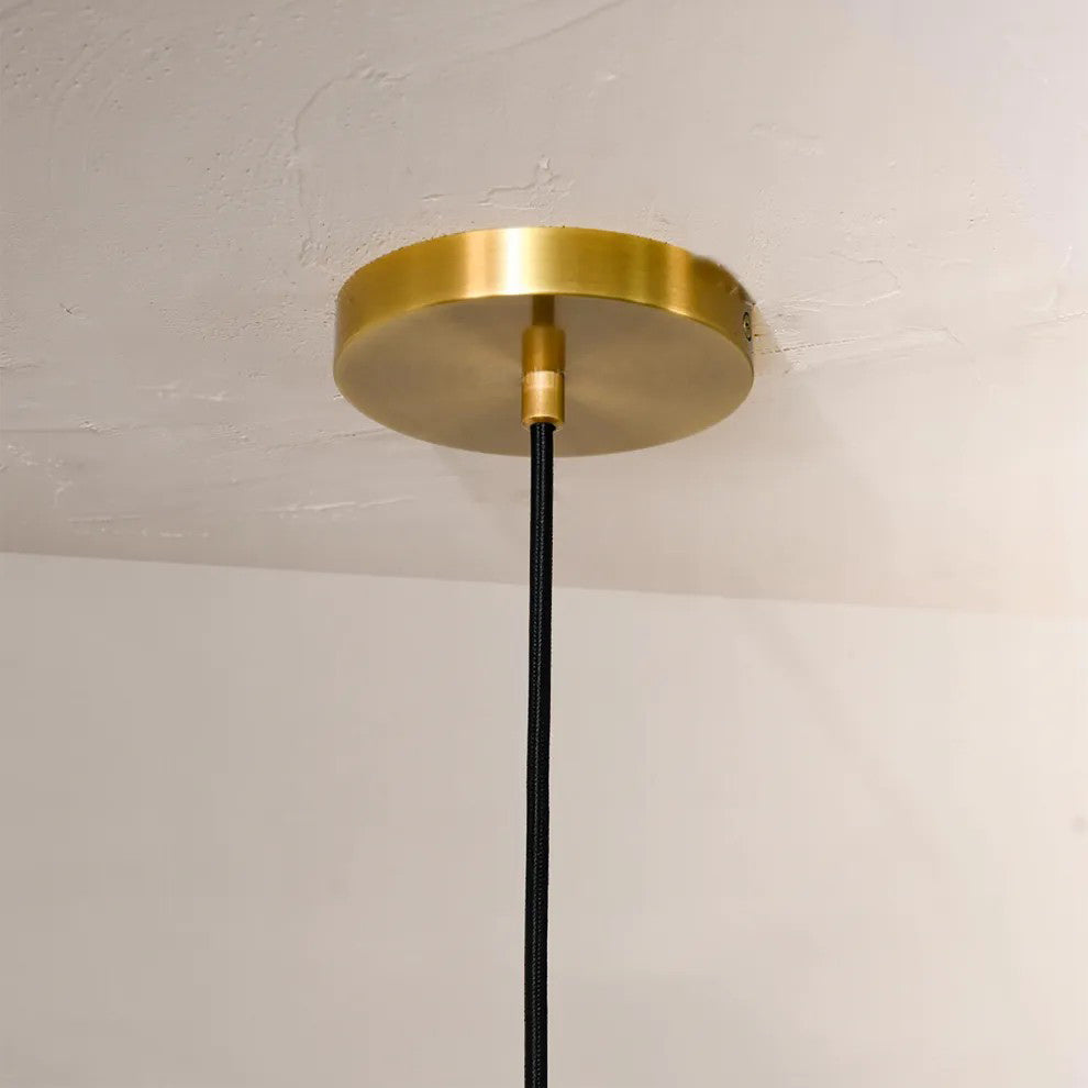 10 Inch Clear Glass Globe Pendant Light - Cabrette