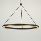 48 Inch Forged Iron Ring LED Chandelier - Peralta