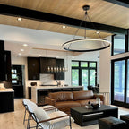 48 Inch Forged Iron Ring LED Chandelier - Peralta