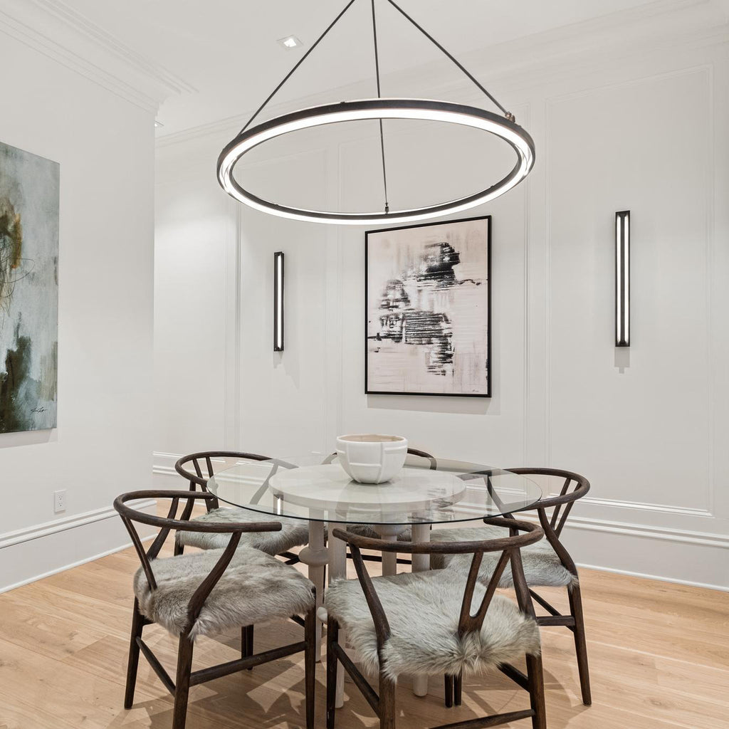 48 Inch Forged Iron Ring LED Chandelier - Peralta