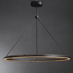 48 Inch Forged Iron Ring LED Chandelier - Peralta
