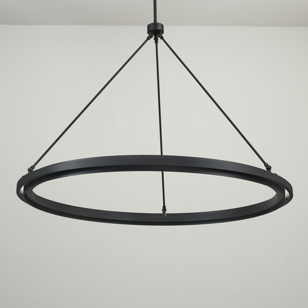 48 Inch Forged Iron Ring LED Chandelier - Peralta