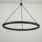 48 Inch Forged Iron Ring LED Chandelier - Peralta