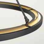 48 Inch Forged Iron Ring LED Chandelier - Peralta