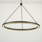 48 Inch Forged Iron Ring LED Chandelier - Peralta