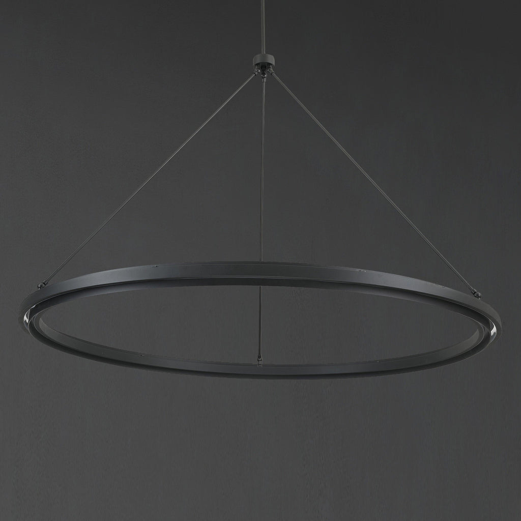 60 Inch Forged Iron Ring LED Chandelier - Peralta
