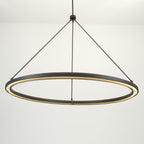 60 Inch Forged Iron Ring LED Chandelier - Peralta