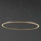 60 Inch Forged Iron Ring LED Chandelier - Peralta