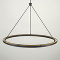 60 Inch Forged Iron Ring LED Chandelier - Peralta